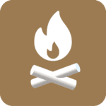 Equipamento alimentado por lenha.